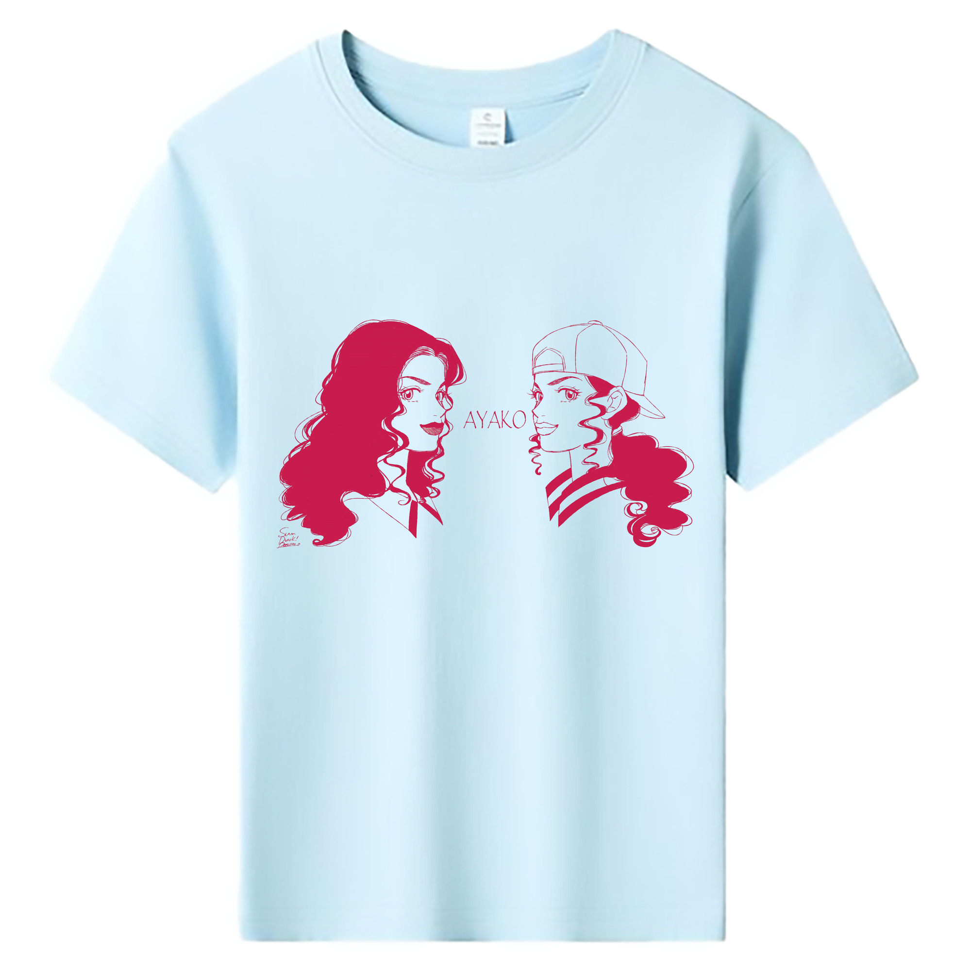 （画像用） SLAM DUNK／スラムダンク 綿100％キッズTシャツ（フロントプリント）